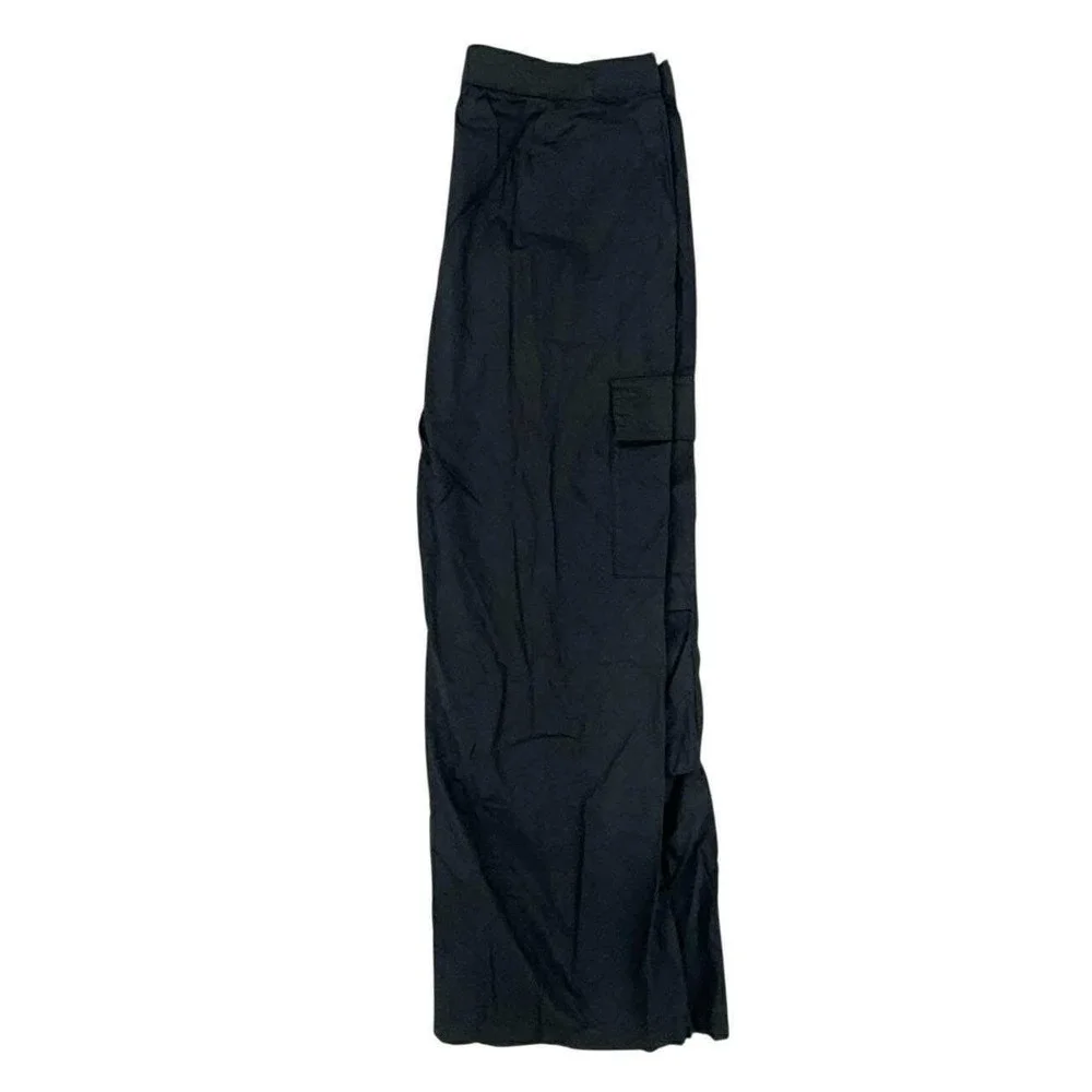 Art Class Girls Black Twill Cargo Pants Adjustable Waist XL Utility Trousers NEW